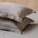 Fergy pillowcase set, size 50x70 cm, beige-gray color, 2 pcs