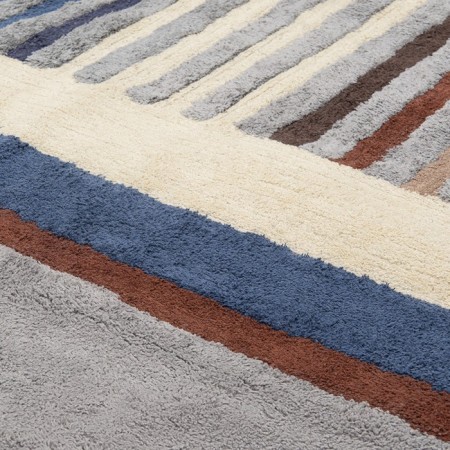 Cotton carpet with Tulip Garden Terra, size 200x300 cm-8