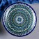 Largan Rishtan ceramics "Patterns", 25 cm, blue