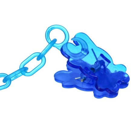 Nipple set - a dummy with a holder, SL, CL +6 months, with a cap "Butterfly", Blue-7
