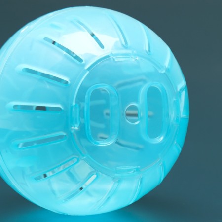 A ball for rodents 10 cm, blue-3
