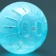 A ball for rodents 10 cm, blue