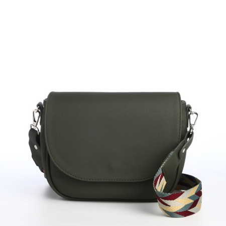 Female bag on the valve, green color