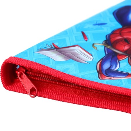 Plastic folder for notebooks A5, on a zipper, Spider-Man-3
