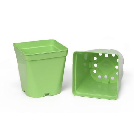 Pot for seedlings, 3 l, d = 16 cm, h = 16 cm, green, greengo-3