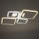 LED chandelier "Anna" LED 230W 2700-6400K 5900lm 49x66x12cm