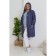 Cardigan female, size 54, blue color