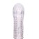 The penis nozzle is massage, soft, with antennae, fashion, silicone, transparent