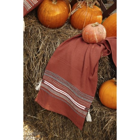 Braids Ethnic table, with embroidery, size 45x150 cm-1