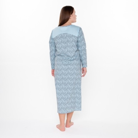 Night shirt female, blue color, size 56-4
