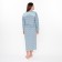 Night shirt female, blue color, size 56