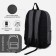 Young backpack from the textiles on lightning, Fulldorn, 3 pockets, color gray color