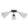 Causte "Online" (Flower) 3x15W E27 Model: BR 00217 Wenge/White