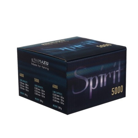 Coil B/in Namazu Pro Spirit SPT5000, 5 + 1 bearing, 5.1: 1, metal spool + plastic-3
