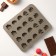 Form for jewelry "Forest Tale", silicone, 22 × 19 × 1.5 cm, 20 cells, gray color