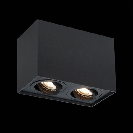 Ceiling lamp ST LUCE. ST109.407.02. 2x50 W, GU10, 18,1x10x12.3 cm, black color-1
