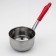 Stainless steel bucket, 1 l, plastic handle, color of the pen Mix