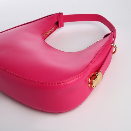 Bag Women's Baget with a zipper, pink color-5