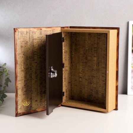 Safe wood book "Secrets" 30x21x7 cm-3