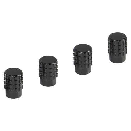 Caps on the tire valve K-7, black, metal, 4 pcs. AVC30-1