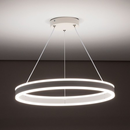 Suspended Citilux “duet” CL719500, 50x50x17 cm, 1x53W, LED, white color-3
