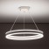 Suspended Citilux “duet” CL719500, 50x50x17 cm, 1x53W, LED, white color