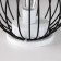 Night -core jug loft LED from batteries 3AAA Black 12x12x19 cm Risalux