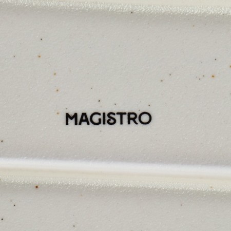 Porcelain dish for feeding Magistro Slate, 30 × 10 cm, white color-4