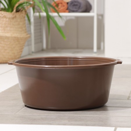Round Household basin, 8 l, color mix-5