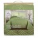 ARTI bedspread, size 140x200 cm, green color