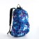 Waterproof backpack with lightning, 3 pockets, blue color