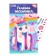 Mosaic with gel rhinestones "Fabulous unicorn"