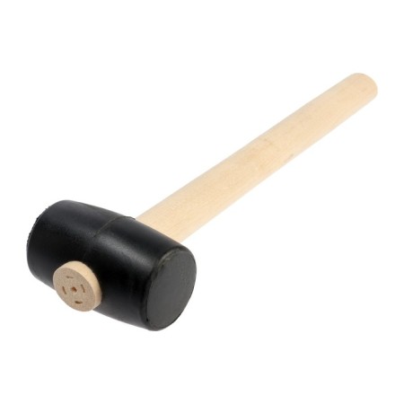 Kiyanka scrap, wooden handle, black rubber, 45 mm, 200 g