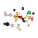 Crucker beads set, 130 x 60 x 25 mm