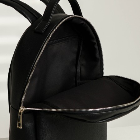 Bag-backpack with lightning, textura, black color-9