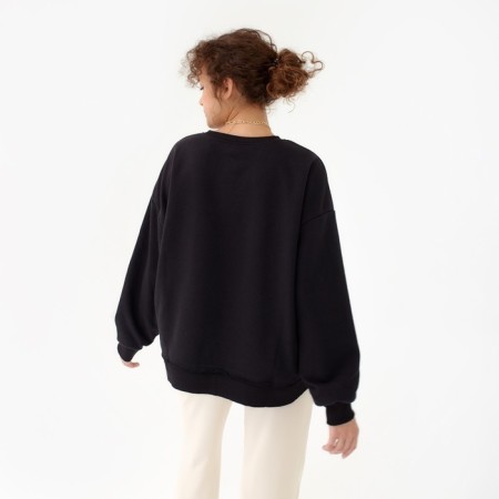 Female sweatshirt Minaku: Casual Collection Color Black, size 42-44-2