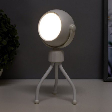 Octopus table lamp LED 2W USB AKB White 6x6x20.5 cm Risalux-2
