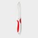 Knife ceramic shade "Smell", blade 13 cm, red color