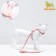 A set of ammunition with a toy, s, leash 120 x 1 cm, Osh 20-30, og 25-40 cm, pink