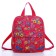 Baby backpack on lightning, external pocket, pink color