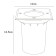 Porcelain lamp Arte Lamp Piazza A6015in-1ss, GU10, 35 W, 11x11x13 cm, silver