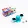 A toy-vaguine on a suction cup for cats, with cat mint, 2 compartments, turquoise