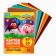 Cardboard Color, A4, 10 sheets, 10 colors, coated, one -sided, in a folder, 240 g/m², mixari