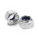 Hayk hexagonal tundra, Din985, M8, galvanized, 1 kg, self -ending with nylon.