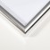 Photo frame plastic 30x40 cm, silver (plastic screen)