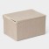 Stelly box for storage with lid LadoM "Francesca", 33 × 24 × 18.5 cm, beige color