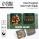 Magnetic bookmarks 2 pcs, 4x4cm, on the substrate "Real Hero"