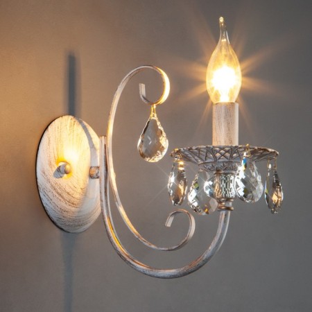 Sconces ALDA 1x60W E14 white, gold-5