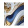 Notebook of 48 sheets in the Calligrata TOP "Marble Light", cover coated cardboard, twin-fluid, foil embossing, offset unit, whiteness 95%, mix