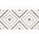 Tile facing ornament Siluet GT White, GT123VG 50x25